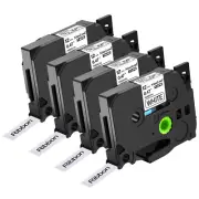 4pk TZe-R231Compatible with Brother P-Touch Ribbon Tape 12mm 0.47 PT-P710BT P700