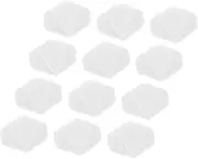ADOCARN 12pcs Blank Acrylic Dice for DIY Board Games Sided Write Dice with Smooth Surface for Creative Educational Activities and Fun Games