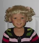 Playhouse PETRA Doll Wig SIZE 15/16 BLONDE Short Curly Ponytails & Bangs NNT