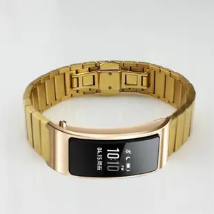 新品促銷 華為B5金屬手環華為B5不銹鋼表帶華為watch手表不鏽鋼金屬表帶華為B5替換腕帶華為手環b5壹株蝴蝶扣表帶