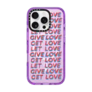 iPhone 16 Pro Impact Case MagSafe Compatible LOVE by samantha hahn