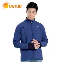 在飛比找蝦皮商城優惠-【UV100】防曬 抗UV-涼感透氣立領外套-男(AD410
