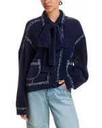 Essentiel Antwerp Ihoops Collared Bow Cardigan