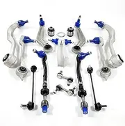 Compatible For BMW E39 525i 528i 530i Front Rear Control Arms Links Tie Rods Sway Bar Link Suspension Repair Kit Set