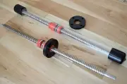 x2 NEW Thomson Stainless Steel Leadscrews & SNAB Anti-Backlash SuperNut + Flange
