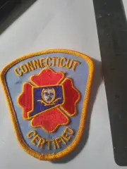 Connecticut Certified Fire Department Patch 4 inchs