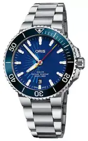 Oris Aquis Sun Wukong Automatic Steel Date Divers Mens Watch 733 7766 4185-Set