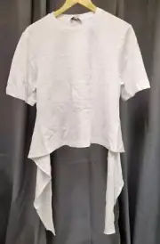 Cos Crop Top - White- S