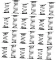 Levemolo Crafting Kit 24pcs Doll Head Bases Crochet Doll Shaking Holder Action Figure Display Stand for Boys and Girls