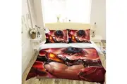 3D Bedding Sheet Abdominal Boy 366 CG Anime Bed Pillowcases Quilt Cover Set Bedding Set Pillowcases 3D Duvet cover