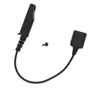 2Pin Walkie Talkie Cable Adapter K Head Plug For Baofeng BF-9700 A-58 UV-XR B