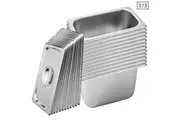 SOGA 12X Gastronorm GN Pan Full Size 1/3 GN Pan 20cm Deep Stainless Steel Tray With Lid