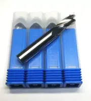 3/8 Carbide Endmill 3 Flute 1/32 Radius End Mill Lot Of 4 CNC Cutting Tools