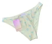 Limited Time Only NWT Stoney Clover Target Bikini Bottoms Small Yellow W/ Palms