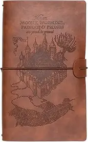 Grupo Erik Harry Potter Travel Journal | PU Leather Journal Notebook | Diary Journal | Harry Potter Notebook | Harry Potter Gifts | Harry Potter Merchandise
