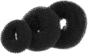3PCs Women Lady Magic Shaper Donut Bun Maker Hair Ring Accessories Styling Tool S/M/L QIUNI