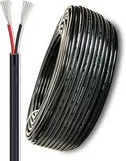12~22 Gauge2/3/4 Conductor 30FT Electrical Wire 12AWG~22AWG Tinned Copper Core PVC Cable UL Certified Low Voltage Cable for Outdoor Lighting Household Appliances（2C,30FT）(3C,22AWG)