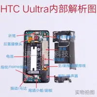 在飛比找ETMall東森購物網優惠-htc Uultra/u-1原裝主板尾插電池攝像頭聽筒喇叭振