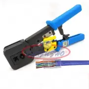 Cable Crimper Clamp Clip Crimping Pliers Network Tool Connectors RJ45