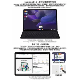 SAMSUNG Galaxy Tab S7 FE 5G (4G/64G) 12.4吋平板電腦~送128G記憶卡ee7-3