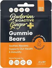Buderim Bioactive Ginger+ Gummie Bears 25g