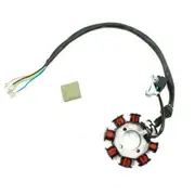 TDR Magneto Stator Plate Kit 3 Holes 8 Coils 150cc 200cc 250cc Engine Pit Bike Quad ATV Trail Dirt Bike Go Kart Buggy Accessory Zongshen Lifan Hummer Orion Xmoto Motorcycle Replacement Part