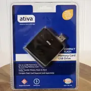 NEW Ativa Compact Flash Memory Card USB Drive