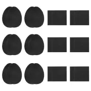 24 Pcs Non-Skid Shoe Pads No Slip Shoe Bottom Grip Stickers Sole Protector Black