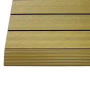 NewTechWood US-QD-SF-ZX-OK 1/6 x 1 ft. Quick Composite Deck Tile Straight Trim