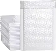 50pcs Bubble Mailer Plain White Padded Bag Envelope, Multiple Sizes Avaliable 150x250mm ;160x220mm ; 230x280mm ; 250x330mm ; 260x360mm ; 300x400mm ; 320x390mm ; 350x490mm