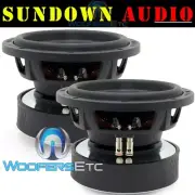 (2) SUNDOWN AUDIO U-10 D4 10" SUBS 1500W RMS DUAL 4-OHM SUBWOOFERS BASS SPEAKERS