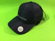 TOMMY HILFIGER Women’s Snapback Hat ONE SIZE Dark Blue w/White