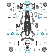 DIY Rear-drive Drift Racing Frame 1/10 RC Car RC frame drift kit Blue