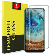 [1 PACK] For Nokia X10 Screen Protector Full Coverage Tempered Glass Guard (Clear)