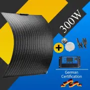 12V 300W Flexible Solar Panel Kit Mono Caravan Camping Home Battery Charging AU