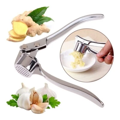 Garlic Press Crusher Mincer Kitchen Garlic Smasher Squeezer Grinding Tool