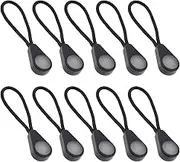 eMagTech 10PCS Zipper Pulls Glow in The Dark Anti-Lost Ultra Bright Green Markers Replacement Zipper Extension Zip Sliders for Coats Jackets Rucksacks Keychains