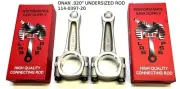 TWO .020" UNDERSIZED CONNECTING RODS FIT ONAN P218, P220 B48 BG48 # 114-0397-20