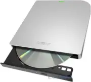 Buffalo USB 3.2/3.0 External DVD/CD Drive Mac Slim Portable Silver