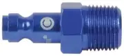 Legacy A72640C ColorConnex Blue Type C Automotive 1/4" Body x 3/8" Male NPT Plug