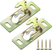 Gulfmew Pocket Door Hardware Kit, Sliding RV Door Hardware, RV Sliding Door Assembly Sliding Door Hanger, Pocket Door Rollers Connection Plate, RV Sliding Door Hardware(1 Set)