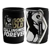 Collingwood Magpies AFL Bottle Opener Keyring and Beer Can Bottle Cooler Stubby Holder