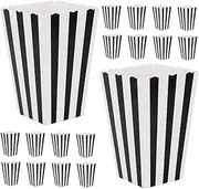 Gatuida Containers 32pcs Box Popcorn Carton Popcorn Boxes Bulk Popcorn Holder Popcorn Bucket Paper Popcorn Buckets for Movie Night Popcorn Container White Cardboard Popcorn Cup Disposable
