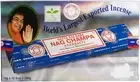 Box of 12, Satya Sai Nag Champa Agarbatti - Incense, 15gram Packs - Total