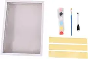 Abbraccia Clear Family Handprint Kit DIY Craft Keepsake Frame Keepsake Unique Gifts DIY Art Print Frame for Grandparents New Parents