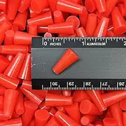 50 Piece 3/16 X 11/32 High Temp Silicone Rubber Tapered Plug Kit Powder Coating Custom Painting Supplies