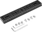 [Yueoct] 230mm/9.05" Handle Bar Top Rail Vixen Style Dovetail Mounting Plate with M5 M6 M8 1/4" 3/8" Threaded Holes and M6 Countersunk Bores for Telescope Scope Accessory Extension Adapter Mount Bracket