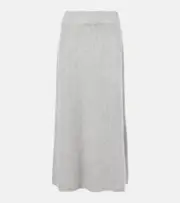 [Lisa Yang] Lisa Yang Asta cashmere midi skirt M-L grey