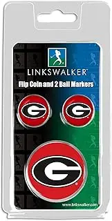LinksWalker Flip Decision Challenge Coin with 2 Golf Ball Markers Golfer's Gift Pack