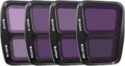 Freewell Split ND 4-Pack Filter Kit for Air 3 - ND8/ND16, ND16/ND32, ND32/ND64, and ND64/ND128 GimbalSafe Technology